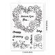 GLOBLELAND Birthday Theme Clear Stamps Mother's Day Flowers Garland Silicone Clear Stamp Seals for Cards Making DIY Scrapbooking Photo Journal Album Decor Craft DIY-WH0167-56-626-2