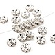 Messing Strass Zwischen perlen&nbsp;RB-A014-L8mm-01S-NF-1