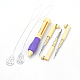 鉄のDIY刺繍魔法のペンセットとプラスチック  衣類パンチ針縫製アクセサリー  モーブ  50~185mm  6個/箱 TOOL-Q010-19-B-3