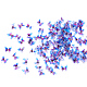 3D Butterfly Resin Filling Charms MRMJ-Q082-04E-1