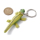 Cartoon-Krokodil/Eidechse-Schlüsselanhänger aus PVC-Kunststoff KEYC-JKC00670-3