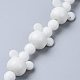 Chapelets de perles vernissées manuelles PORC-K002-02A-4