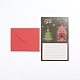 Рождественские всплывающие открытки и набор конвертов DIY-G028-D07-2