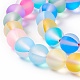 Synthetic Moonstone Beads Strands G-E573-01B-13-3