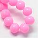 Baking Painted Glass Round Bead Strands DGLA-Q020-6mm-03-2