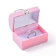 Lady Bag with Bear Shape Velvet Jewelry Boxes VBOX-L002-E03-4