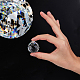 GORGECRAFT 6 Pack Clear Glass Crystal Ball Prism 30mm/1.18 Inch Suncatcher Rainbow Maker Chandelier Hanging Pendant for Windows Feng Shui Home Decor DIY-GF0001-64P-7
