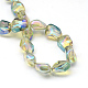 Electroplate Glass Beads Strands EGLA-Q066-03-1