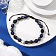 Perline bracciali gemma intrecciati&nbsp;BJEW-JB11139-03-2