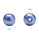 Benecreat cuentas redondas de perlas de vidrio teñidas ecológicas HY-BC0001-8mm-RB015-3