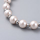 Glas Perlen Armbänder strecken BJEW-JB04758-4