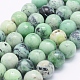 Brins de perles de jaspe d'herbe verte naturelle G-J373-03-9.5mm-1