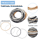 BENECREAT 48 Loops 4 Colors Spring Jewelry Wire TWIR-BC0001-49-2