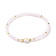 Glass Beads Stretch Bracelets Sets BJEW-JB06575-8
