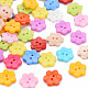 2-Hole Plastic Buttons BUTT-N018-001-1