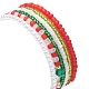 Set di braccialetti elastici con perline di vetro stile 6 pz 6 BJEW-JB09394-3