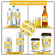 Adesivi adesivi per etichette di bottiglie DIY-WH0520-017-5