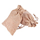 BENECREAT 30 PCS Linen Burlap Bags with Drawstring Gift Bags Jewelry Pouch for Wedding Party and DIY Craft ABAG-BC0001-03-6