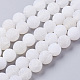 Chapelets de perles en agate naturelle craquelée X-G-G055-10mm-5-1
