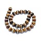 Chapelets de perles d'œil de tigre naturel G-F604-12-12mm-2