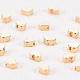 BENECREAT 20 PCS 18K Gold Plated Spacer Beads Metal Beads for DIY Jewelry Making Findings and Other Craft Work - 4.5x5x2.5mm KK-BC0004-14G-5