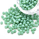 6/0 perle di semi di vetro imitazione giada SEED-N004-006-15-1