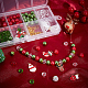 Sunnyclue kit de fabrication de bracelets de Noël bricolage DIY-SC0019-51-4
