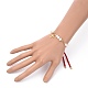 Bracelets réglables avec cordon en nylon BJEW-JB05453-01-4