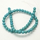 Synthetic Turquoise Beads Strands TURQ-D106-12mm-M-3