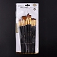 Wood Handle Paint Brushes Set TOOL-WH0119-22-2