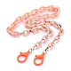 Personalisierte Halsketten aus Acryl und CCB-Kunststoffkabel NJEW-JN02824-06-1