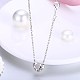 925 Sterling Silver Pendant Necklaces NJEW-BB30201-4