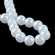 Electroplate Glass Beads Strands EGLA-Q062-4mm-E02-3