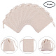 Drawstring мешки хлопка упаковка мешочки ABAG-PH0002-18-1