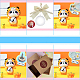 Agujas de fieltro de animales kits de fieltro en forma de panda con instrucciones DOLL-PW0003-051F-1