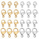 Unicraftale 64Pcs 8 Style 304 Stainless Steel Lobster Claw Clasps STAS-UN0024-81-4
