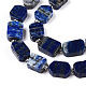 Natürlicher Lapislazuli Perlenstränge&nbsp;G-T138-14-2