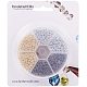 PandaHall Elite 3 Mixed Color about 2400pcs Oval Iron Jump Rings Jewelry Findings for DIY Craft Jewelry Making Supplies(Close But Unsoldered) IFIN-PH0023-41-7