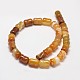 Column Natural Striped Agate/Banded Agate Bead Strands G-M258-39-2