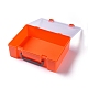 Cajas de almacenamiento portátiles de plástico multiusos OBOX-E022-01-2