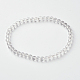 Natural Crystal Round Bead Stretch Bracelets BJEW-L593-B07-1
