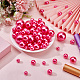Perles d'imitation perles en plastique ABS KY-WH0029-02-4