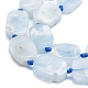 Chapelets de perles en aigue-marine naturelle G-K245-J11-01-3