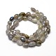 Natural Labradorite Nuggets Beads Strands X-G-J335-40-2
