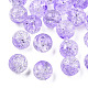Perles en acrylique transparentes craquelées CACR-N002-19B-2