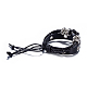 Leather Multi-strand Bracelets BJEW-BB18112-4