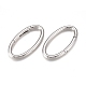 Alloy Spring Gate Rings PALLOY-WH0070-37D-P-2