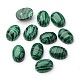 Synthétiques cabochons ovales malachite X-G-L394-09-18x13mm-1