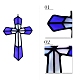 Kreuz Acryl Anhänger Dekorationen&nbsp;PW-WG11730-01-5