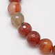 Natural Agate Round Beads Strand G-L084-12mm-14-2